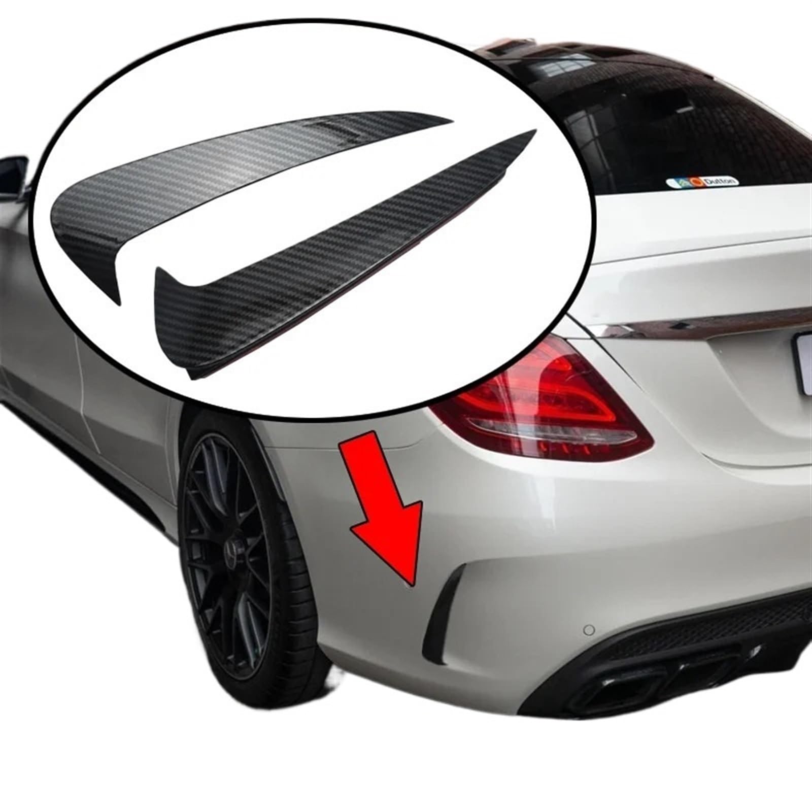 w205 メルセデス・ベンツ AMG c63純正フロントバンパーカナード